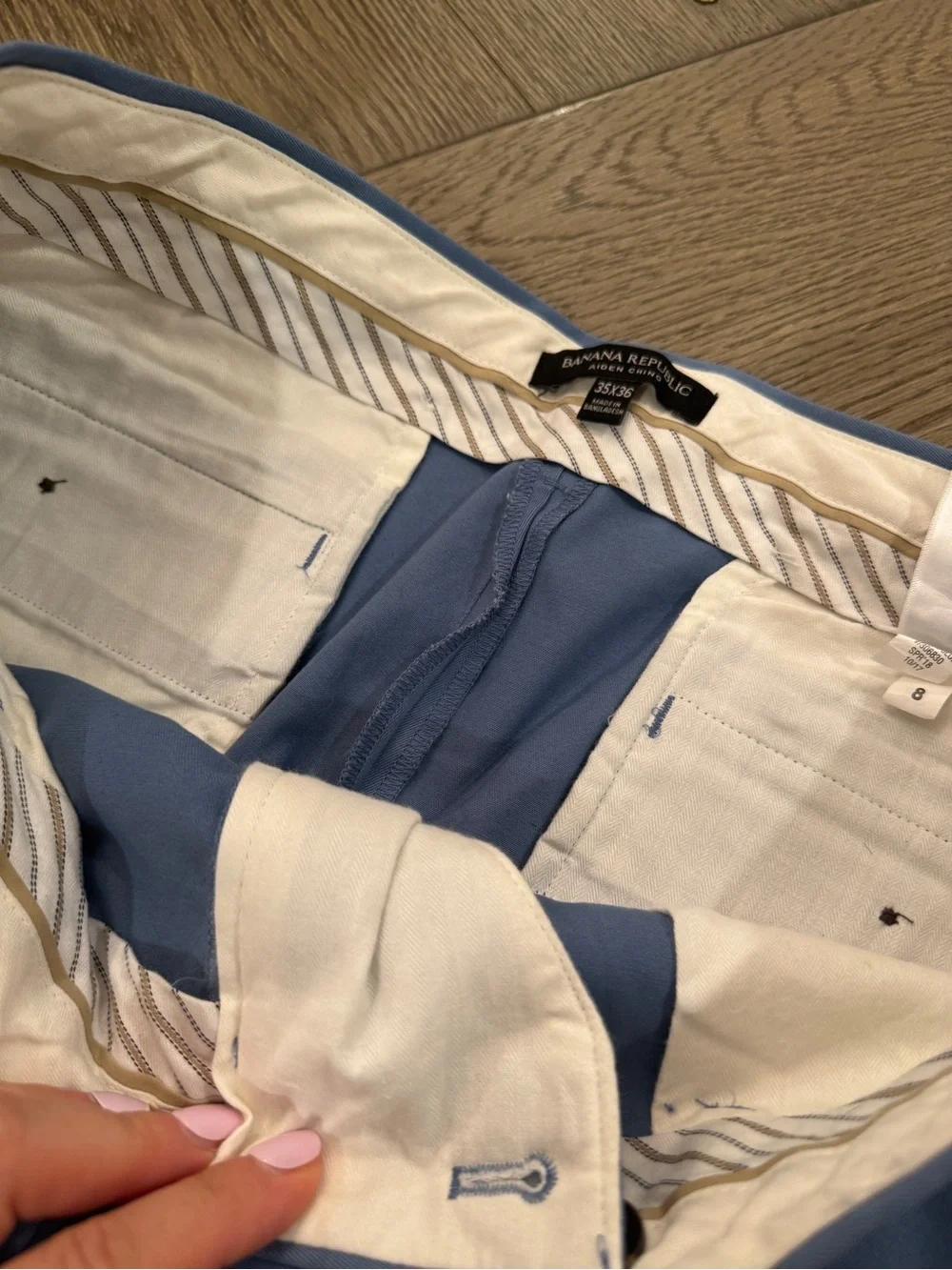 Banana Republic Men's Pants in Light Blue